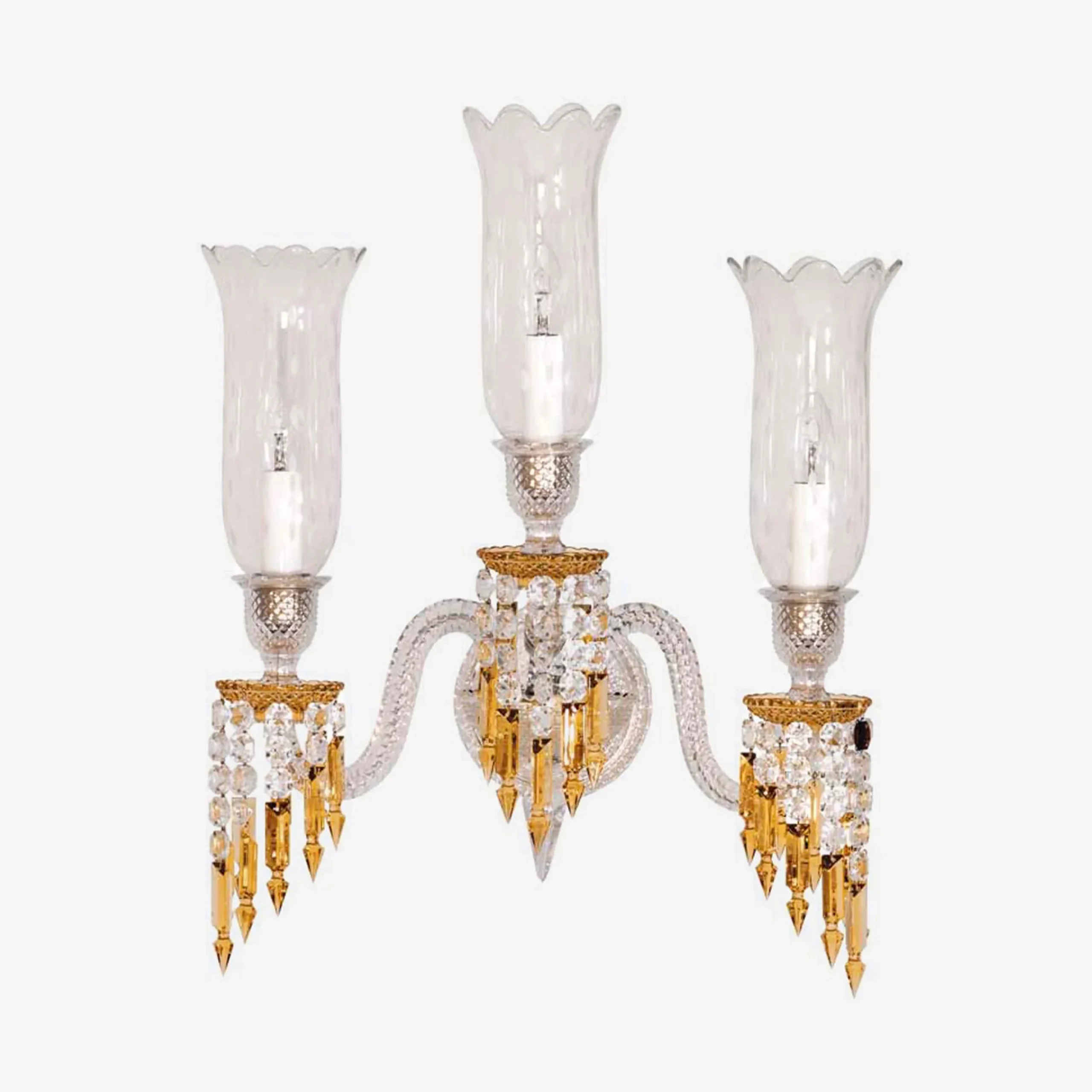 Appliques-Baccarat Applique Zénith Charleston (3L)