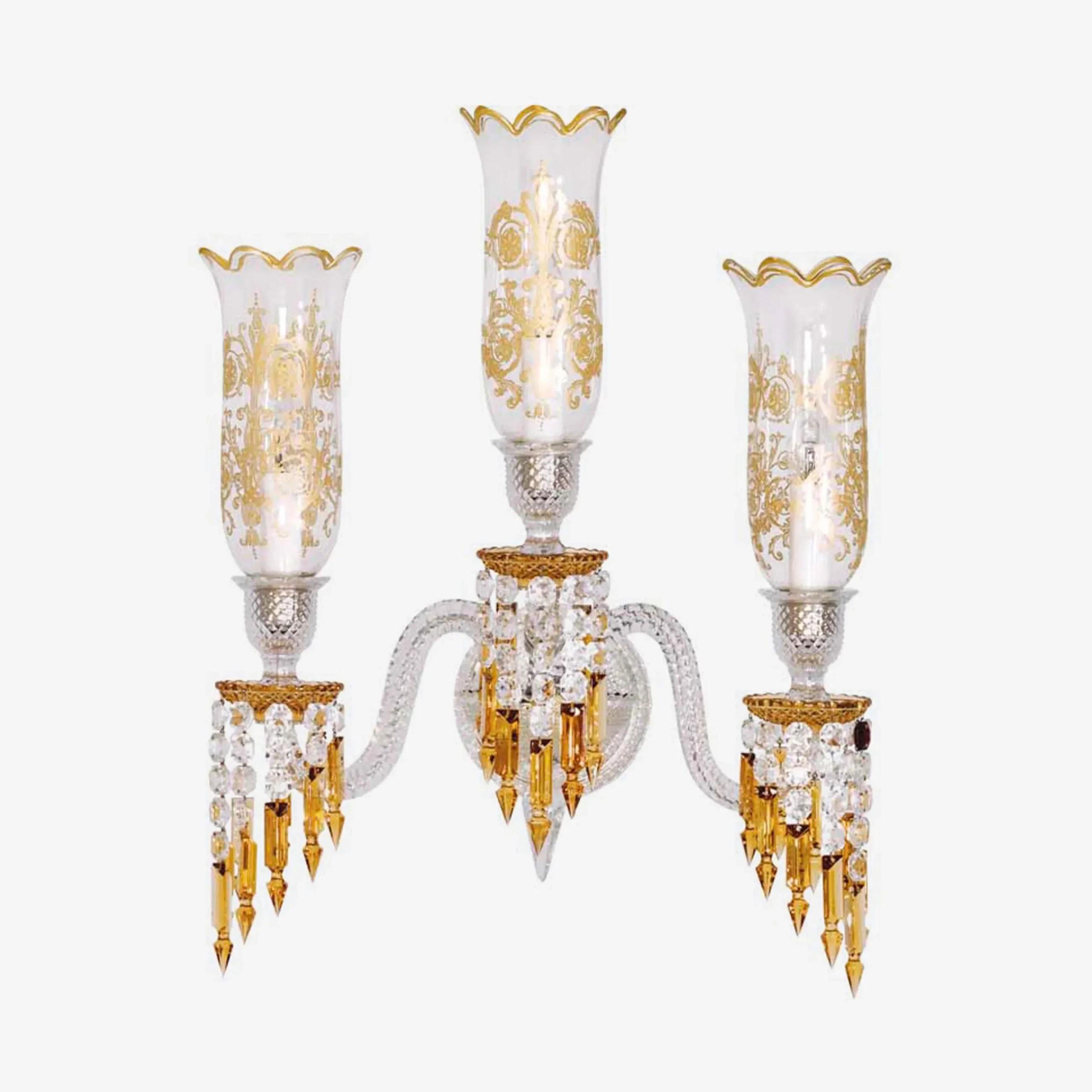 Appliques-Baccarat Applique Zénith Charleston (3L)
