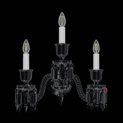 Appliques-Baccarat Applique Zénith Noir (3L)