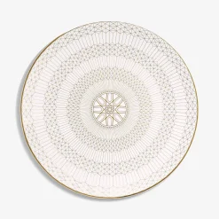 Assiettes-Baccarat Assiette de Présentation Arcadia Or et Platine