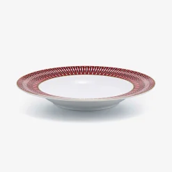 Assiettes-Baccarat Assiettes Creuses Arcadia Rouge x2