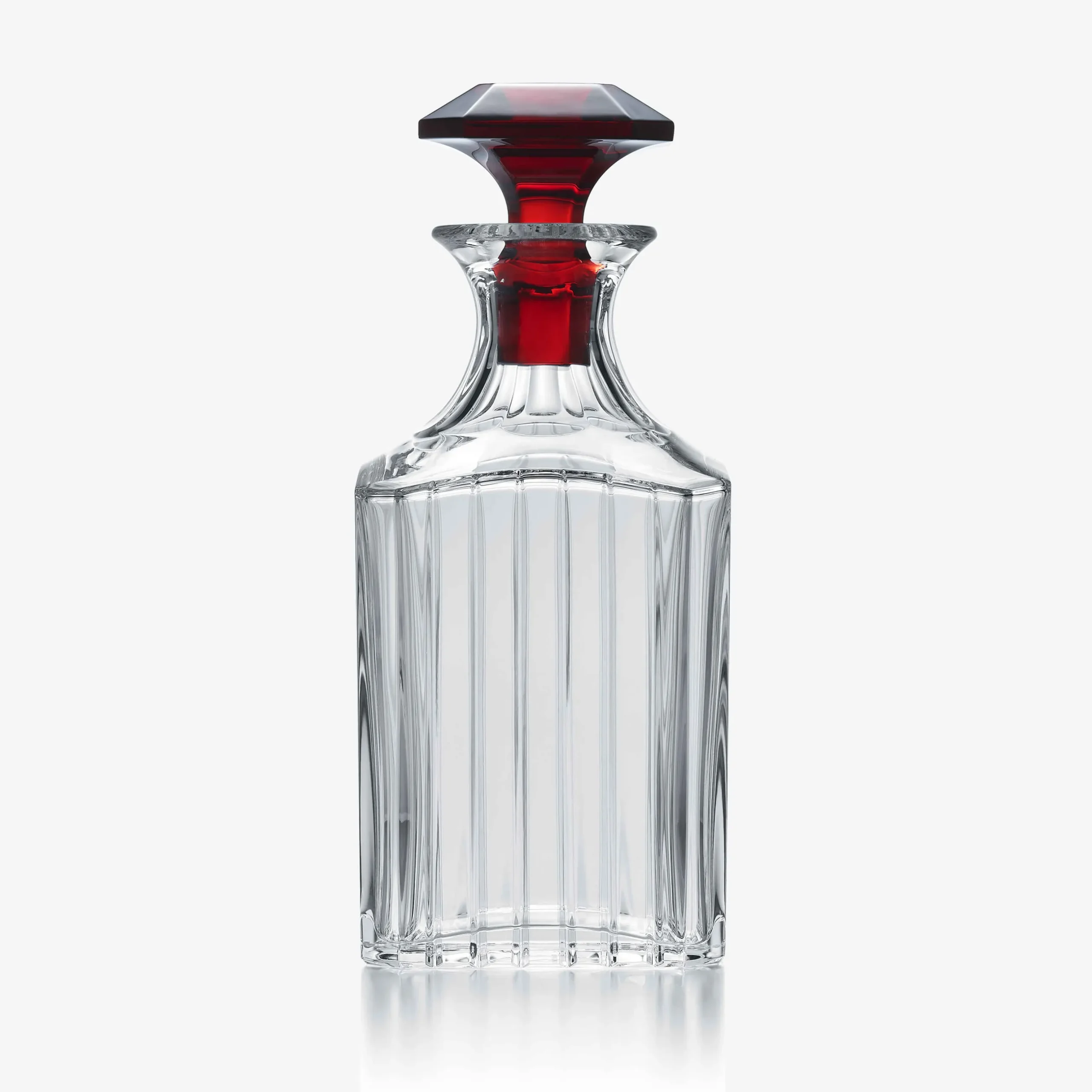 Carafes Et Flacons-Baccarat Carafe à Whisky Harmonie Clair et rouge
