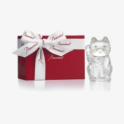 Figurines-Baccarat Figurine Chat Maneki Neko S