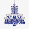 Lustres-Baccarat Lustre Zénith Faunacrystopolis Bleu (24L)