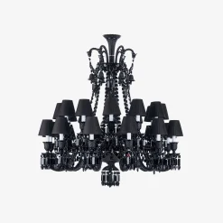 Lustres-Baccarat Lustre Zénith Noir (24L)