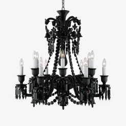 Lustres-Baccarat Lustre Zénith Noir (12L)