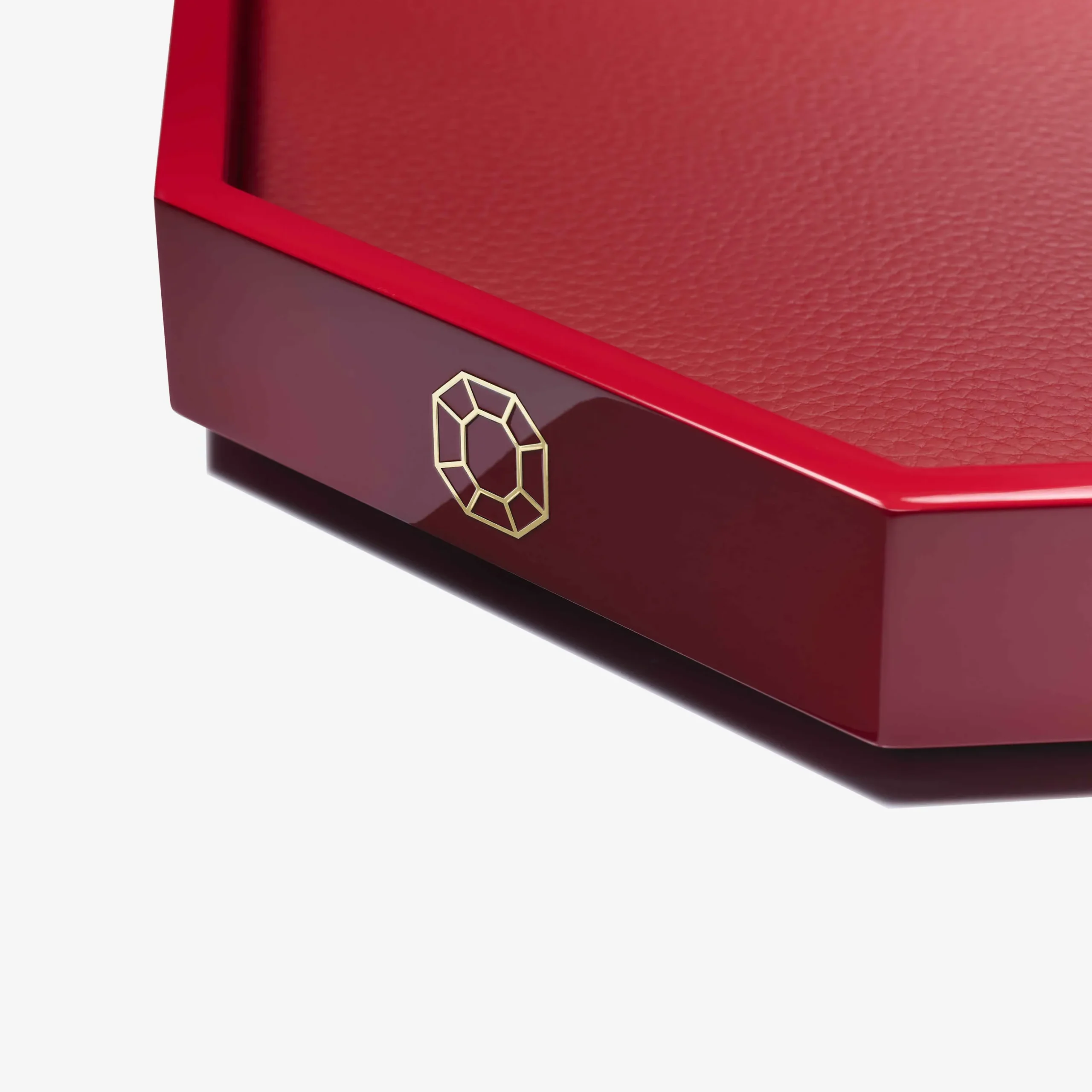 Accessoires De Bureau|Accessoires-Baccarat Plateau Octogone L Rouge