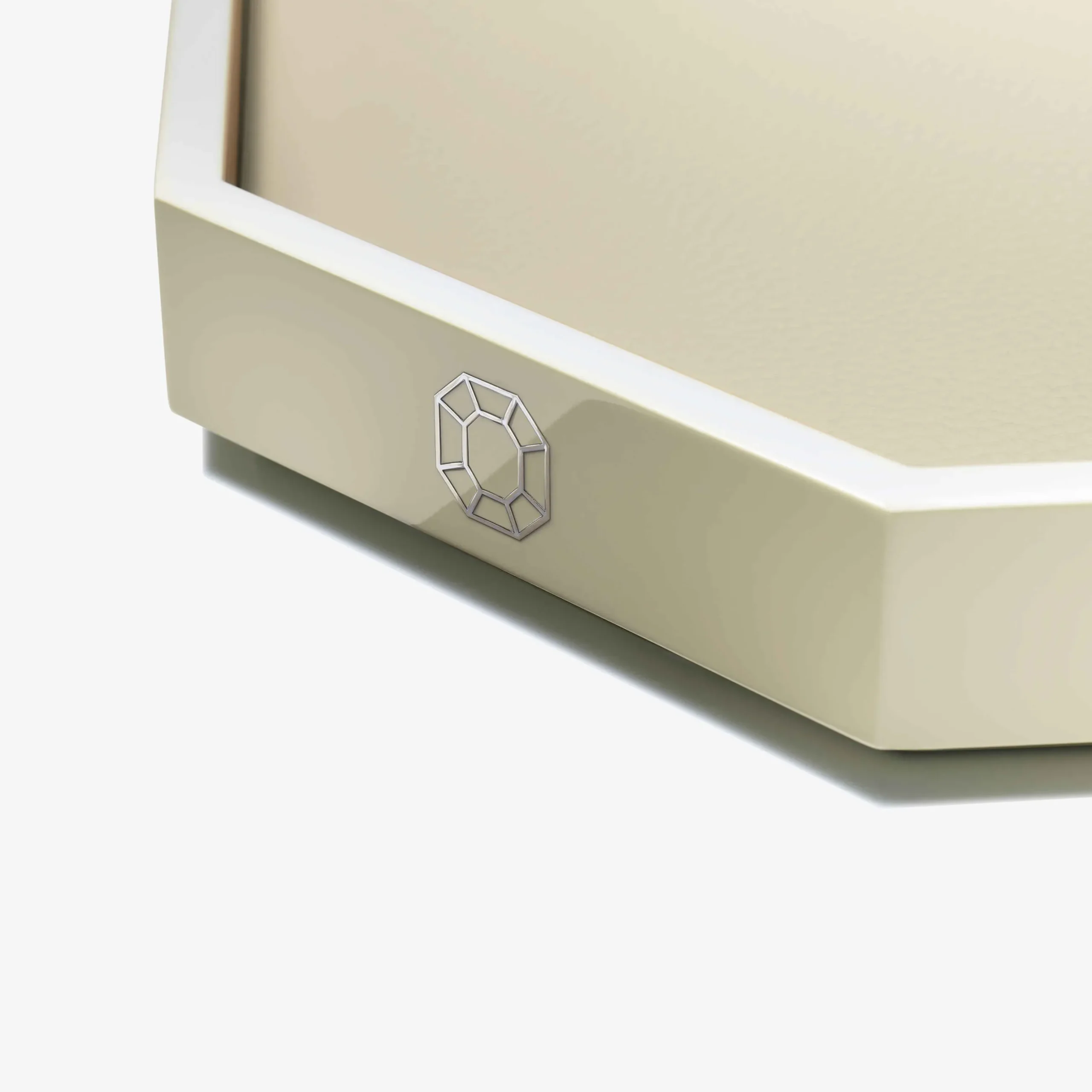 Plateaux Et Dessous De Verre-Baccarat Plateau Octogone S Ivoire