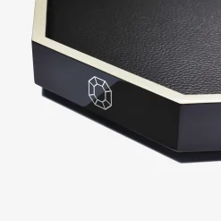 Plateaux Et Dessous De Verre-Baccarat Plateau Octogone S Noir