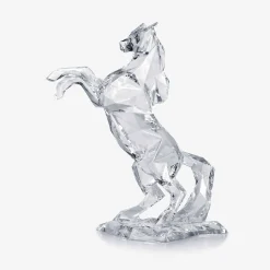 Sculptures Animalières Et Prestige-Baccarat Sculpture Cheval Pégase Polygon