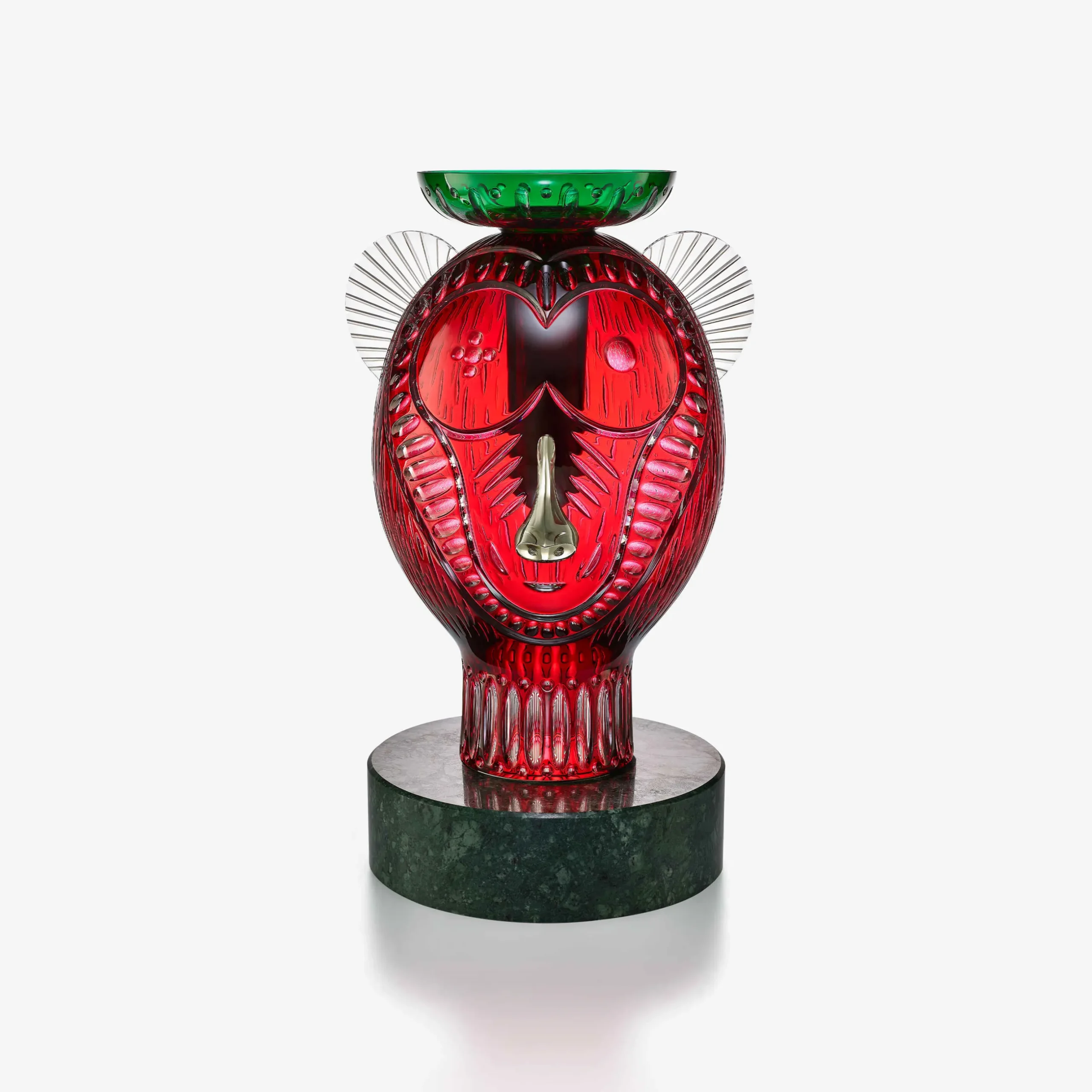 Vases Et Coupes Prestige-Baccarat Sculpture Singe Faunacrystopolis