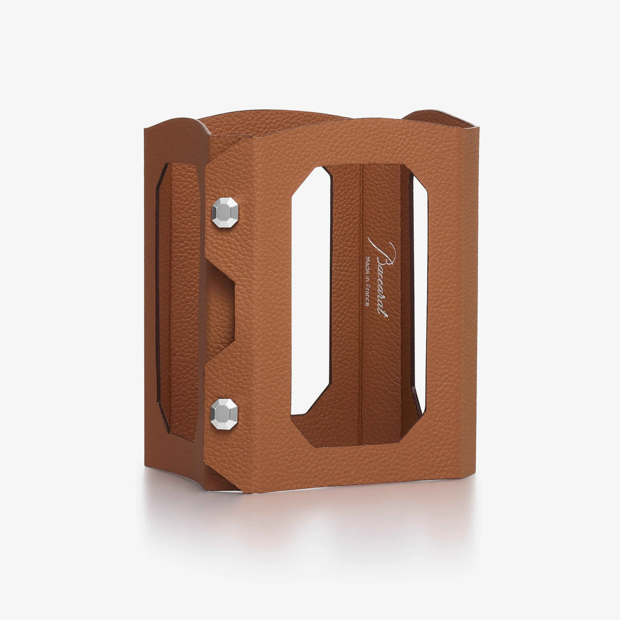 Accessoires-Baccarat Étui À Carafe Octogone Marron