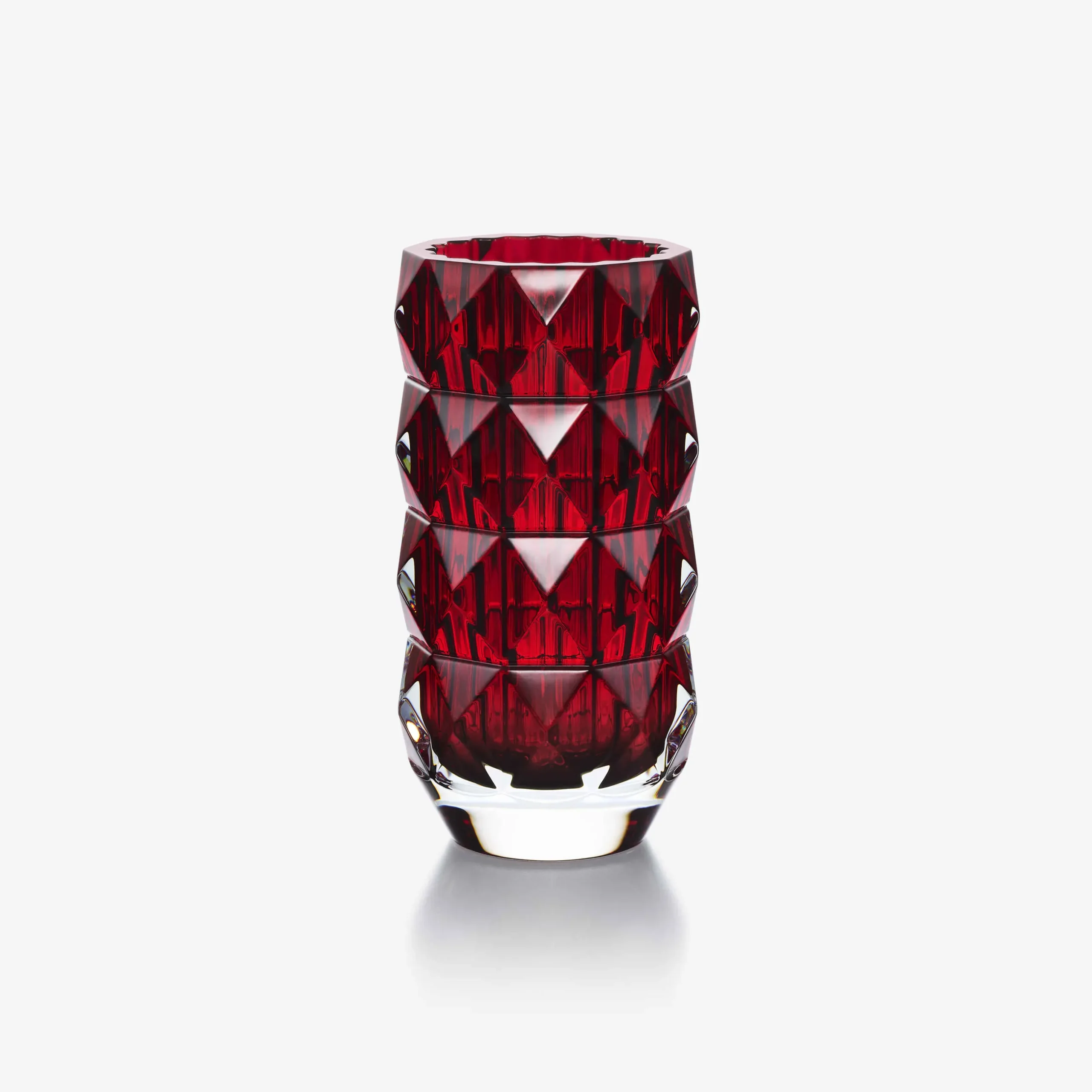 Vases-Baccarat Vase Louxor Rond S Rouge