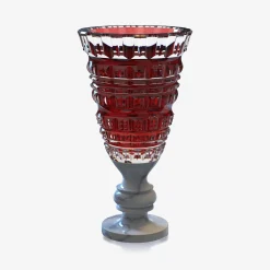 Vases Et Coupes Prestige-Baccarat Vase New Antique II Rouge
